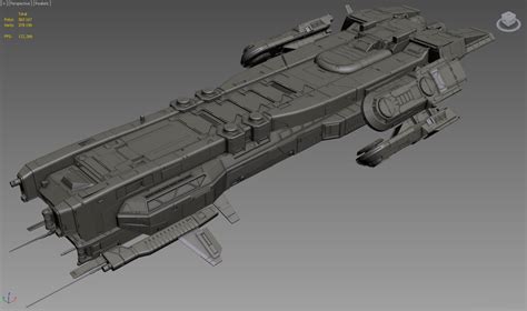 Space BattleShip 3D Model $199 - .fbx .obj .max - Free3D