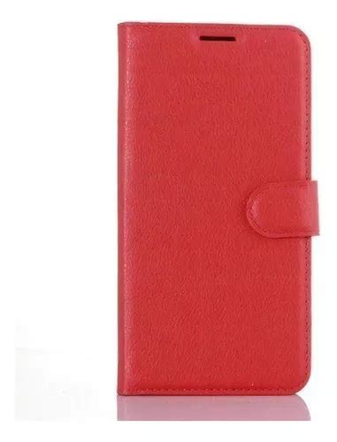 Capa Capinha Carteira Couro Para Motorola Moto G10 G30 Cor Vermelho