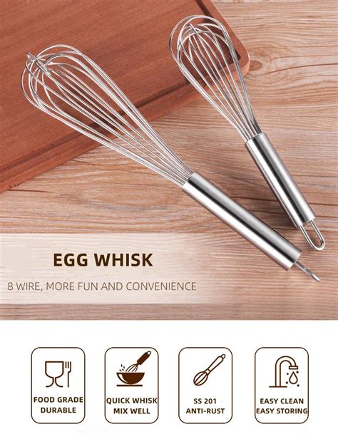 Stainless Steel Multifunctional Multi Sizes Manual Egg Beater Kitchen