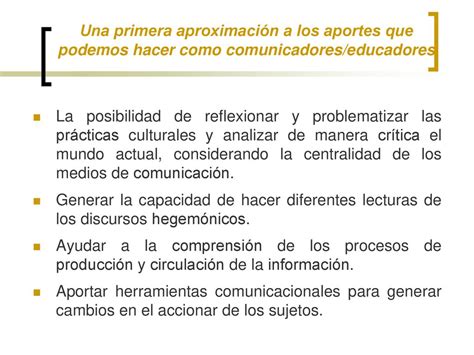 Comunicación y Educación ppt descargar