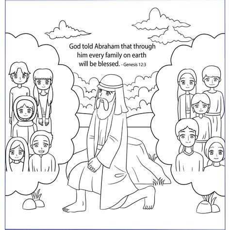 Abraham Bible Story Coloring Pages