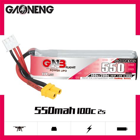 Pces Gaoneng Gnb Mah S P V C Hv Lipo Bateria Xt Plug