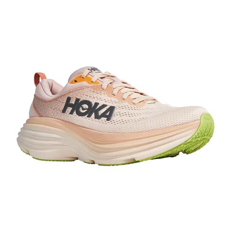 Womens Hoka Bondi 8 Wide Shoes Cream Vanilla Irun Singapore