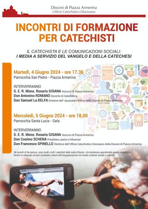 Incontri Di Formazione Per I Catechisti Diocesi Di Piazza Armerina