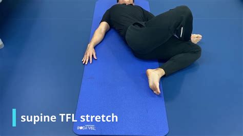 Supine Tfl Stretch대퇴근막장근 스트레칭 Youtube