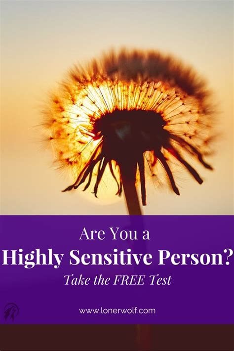 Highly Sensitive Person (HSP) Personality Test ⋆ LonerWolf