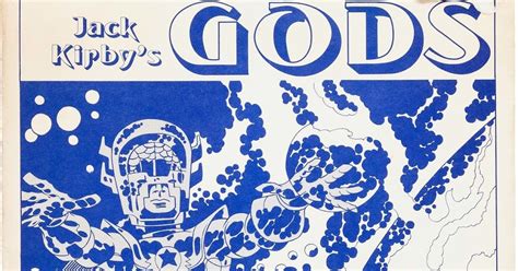 Pop Culture Safari Comic Art Jack Kirby S Gods Portfolio