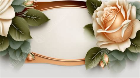 Decorative Border For Wedding Invitation Powerpoint Background For Free