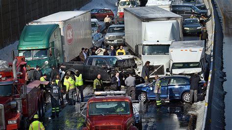 Up To 100 Cars Pile Up On Icy Pennsylvania Highway Photos — Rt Us News