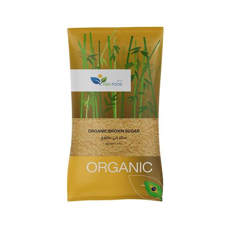 Organic Brown Sugar (1 kg) - Vida Food