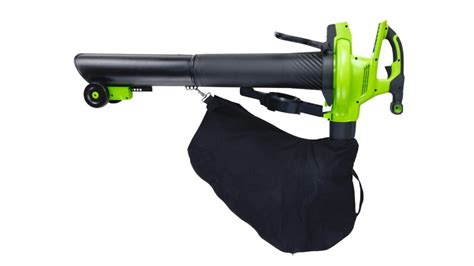 Воздуходувка - пылесос садовый аккумуляторный Greenworks GD40BVIIK4 ...