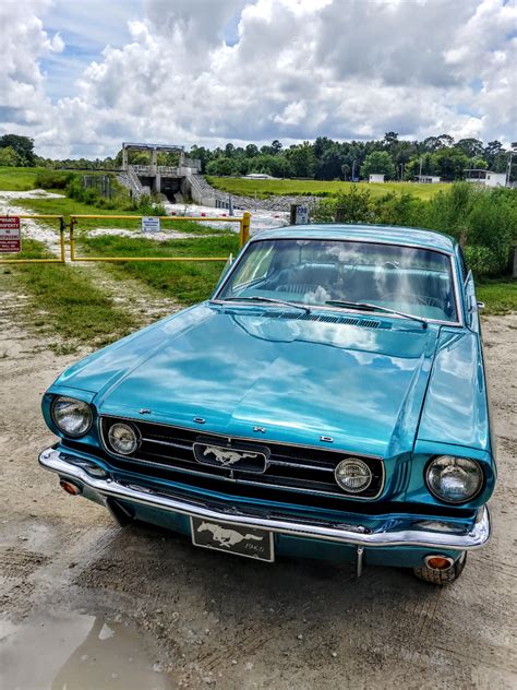 Twilight Turquoise Blue 1965 Ford Mustang Hardtop