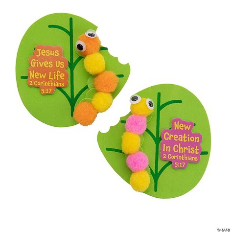 Religious Caterpillar Magnet Craft Kit Makes 12