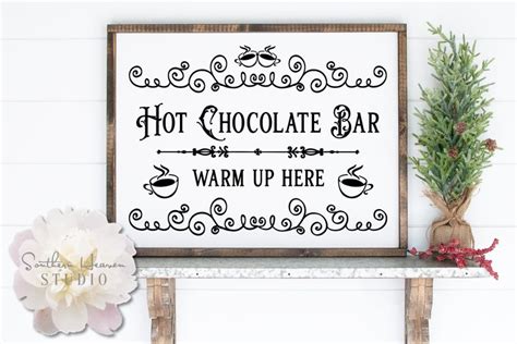 HOT CHOCOLATE BAR SVG PNG DXF And EPS