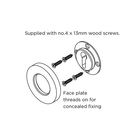 7579 Precision Escutcheon Smooth Frank Allart