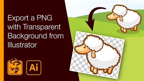 Export A PNG With Transparent Background From Illustrator YouTube