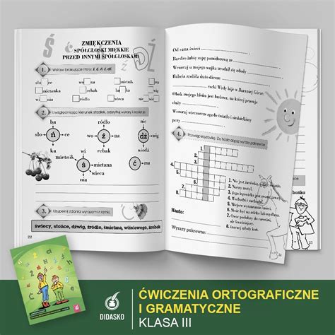 Wiczenia Ortograficzne I Gramatyczne Klasa