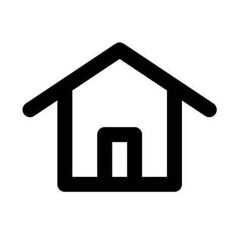 Home Outlined Vector Svg Icon Svg Repo