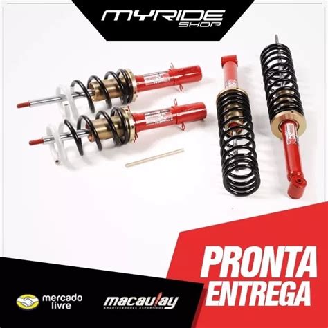 Gol G5 1 6 Mi Flex Macaulay Kit Suspensão Regulável Rosca R 699 00