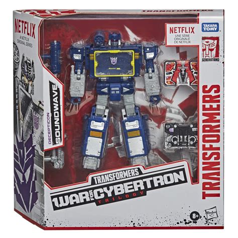 Transformers Netflix War For Cybertron Trilogy Voyager Class Soundwave