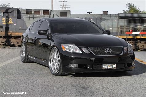 Lowered Suspension And Perfectly Fitted Vossen Rims On Lexus Gs Lexus