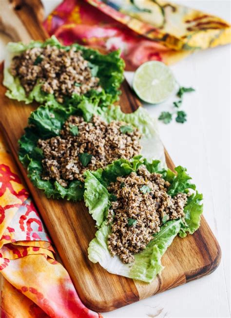 Tofu Larb Lettuce Wraps | Oh My Veggies | Vegan Friendly