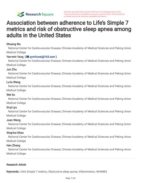 Pdf Association Between Adherence To Lifes Simple 7 Metrics And Risk