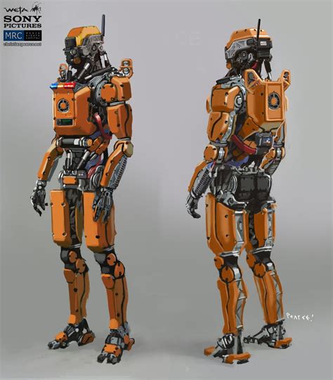 Artstation Elysium Droids 1 Christian Pearce Роботы