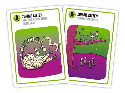 Zombie Kittens Juego De Mesa En Español Asmodee La Expedición Board