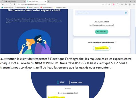 Creation Espace Client Saur Saint Gen S De Lombaud