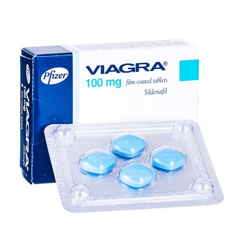 Viagra 100 Mg Sildenafil 4 Film Coated Tablets