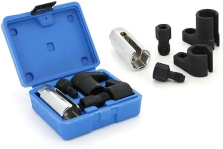 ITEQ 5 Pcs Automotive Oxygen Sensor Socket Wrench Remover Tool And