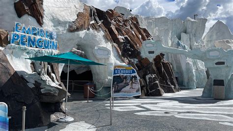 Antarctica Empire Of The Penguin Exhibit Entrance Relocated At SeaWorld