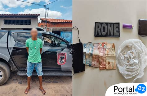 Polícia Militar prende homem por tráfico de drogas na zona sudeste da