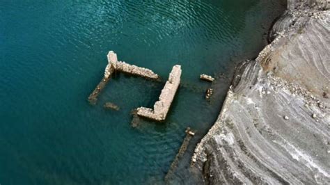 Sunken Village Emerges From Greek Reservoir For First Time In Years