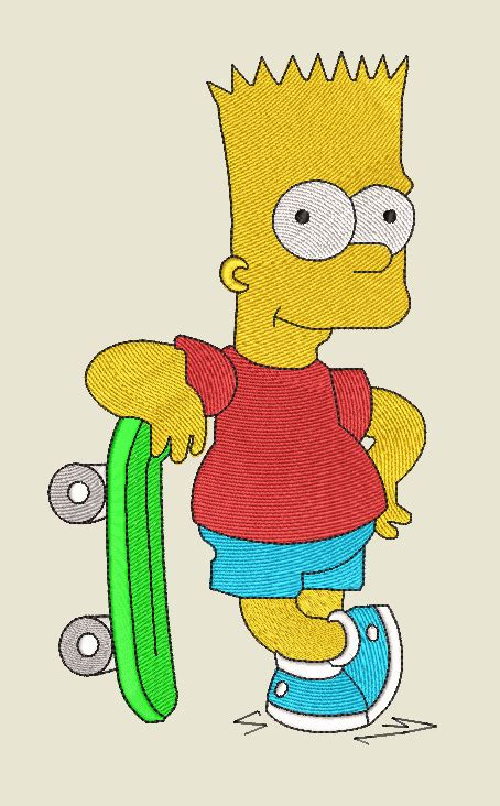 Bart Simpson Skateboard Colouring Pages | proyectosarquitectonicos.ua.es