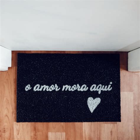 TAPETE CAPACHO O Amor Mora Aqui InspiraHome