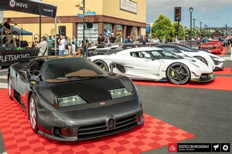 Exotics On Broadway Recap Exotic Bugatti Cannery Row