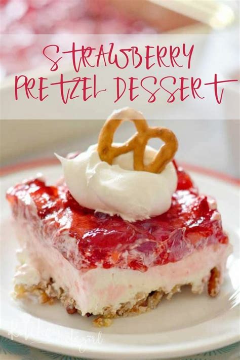 Strawberry Pretzel Dessert