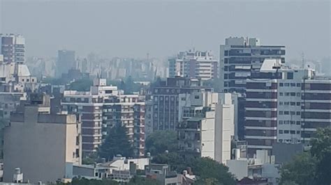 Humo En La Ciudad De Buenos Aires Caba Y En La Zona Norte De La