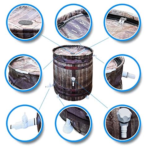 Snapklik Kmjetnivy Rain Barrel G Anti Collapse Collapsible