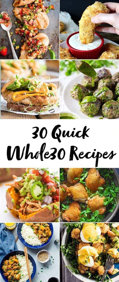 30 Quick Whole30 Recipes (Whole30 Dinner Recipes)