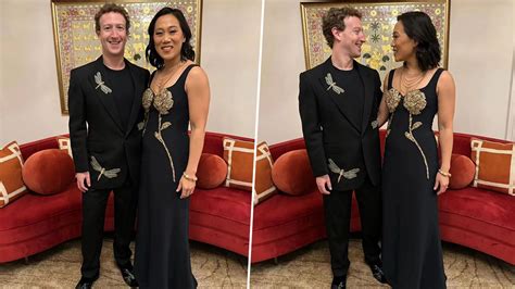 Agency News Mark Zuckerberg And Wife Priscilla Chan At Anant Ambani