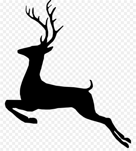 Santa Claus Reindeer Silhouette Clip Art Sleigh Silhouette Cliparts