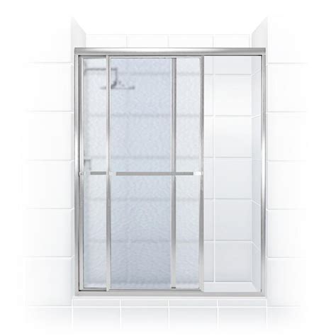 Coastal Shower Doors Paragon Chrome 64 In To 68 In X 70 3125 In Framed