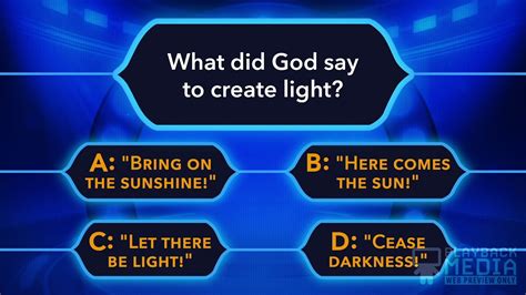 Creation Bible Trivia Game for Kids - thejesusculture