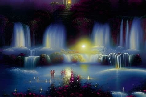 Waterfalls Ai Generated Artwork Nightcafe Creator