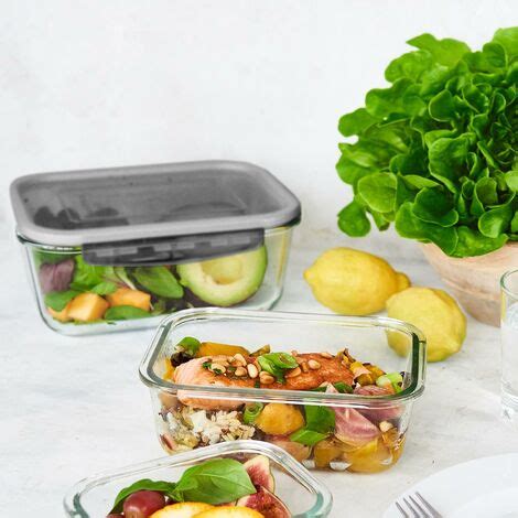 GastroMax Multipurpose BPA Free Glass Food Container With Airtight Lid