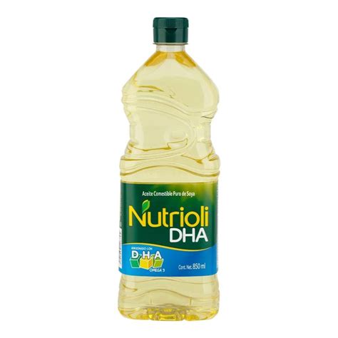 Aceite Comestible Nutrioli Dha Puro De Soya Ml Walmart