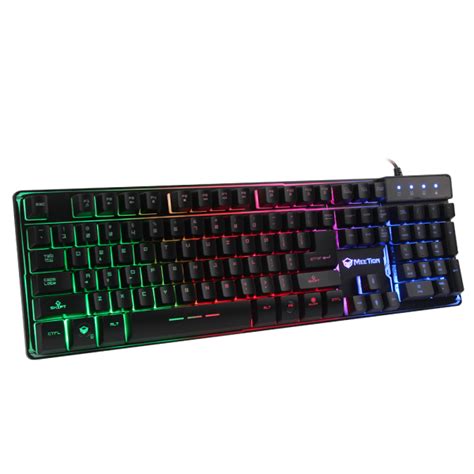 Buy Online Meetion Colorful Rainbow Backlit Gaming Keyboard K9300 in ...